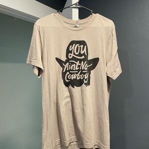 Dale Brisby Beige Graphic Tee